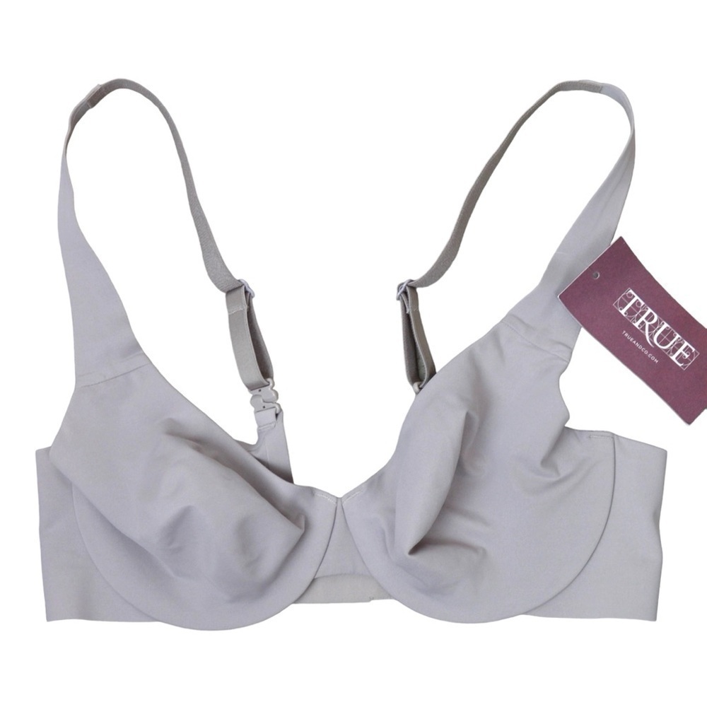 32B True & Co True Body Lift Underwire Bra, Mink Color NEW